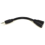 Hosa 3.5mm to Dual Female 3.5mm Y Cable (YMM-232)