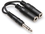 Hosa Dual ¼in Female Jack to ¼in Male Jack Y Cable (YPP-118)