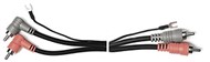 Hosa Male Phono to Angled Male Phono Cable  CRA-201DJ  (CDJ-201) 1m