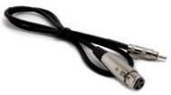 Hosa Pro XLR F to RCA  HXR-001.5 (XRF-302) 2ft Cables