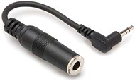 Hosa Stereo Mini Jack to 1/4in Stereo Jack Headphone Adapter