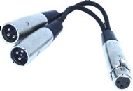 Hosa XLR F to Dual XLR M (YXM-121)