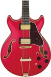 Ibanez AMH90 Artcore Expressionist, Cherry Red Flat