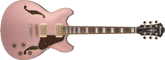 Ibanez AS73G Artcore, Rose Gold Metallic Flat