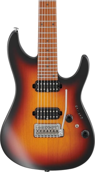 Ibanez AZ24027 Prestige 7 String, Tri-Fade Burst Flat