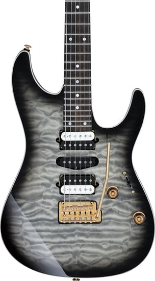 Ibanez AZ47P1QM Premium, Black Ice Burst 