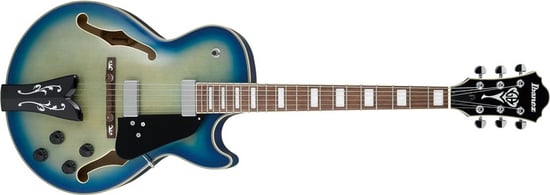 Ibanez GB10EM George Benson, Jet Blue Burst