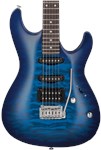 Ibanez Limited GSA60QA Gio, Quilted Maple, Trans Blue Burst