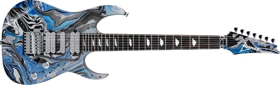 Ibanez Passion & Warfare 25th Anniversary Universe UV77SVR "Silver"