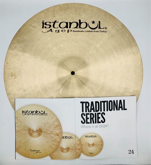 Istanbul Agop Traditional Crash Ride, 22in