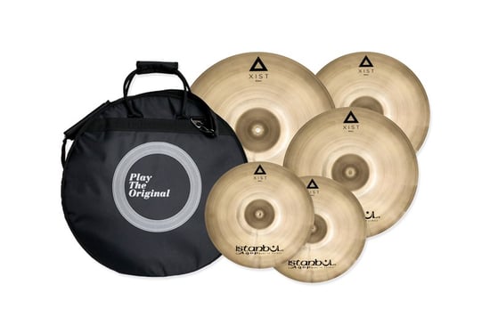 Istanbul Agop Xist Brilliant Cymbal Set Plus 19in Crash and Case