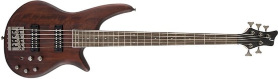 Jackson JS Series JS3 Spectra V 5 String Bass Guitar, Walnut Stain