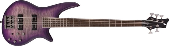 Jackson JS Series Spectra Bass JS3QV, Laurel Fingerboard, Purple Phaze