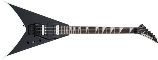 Jackson JS32 King V Floyd Rose, Black White Bevels