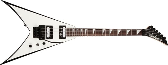 Jackson JS32 King V Floyd Rose (White Black Bevels)