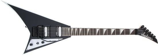 Jackson JS32 Rhoads Floyd Rose, Black w/White Bevels