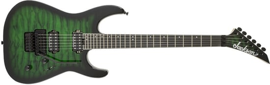 Jackson Pro Series Dinky DK2Q, Trans Green Burst