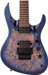 Jackson Pro Series Signature Chris Broderick Soloist 7P, Transparent Blue