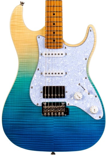 JET Guitars JS-450, HSS, Trans Blue