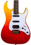 JET Guitars JS-600, HSS, Trans Red