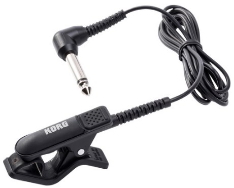 Korg CM-300 Clip-On Contact Microphone, Black