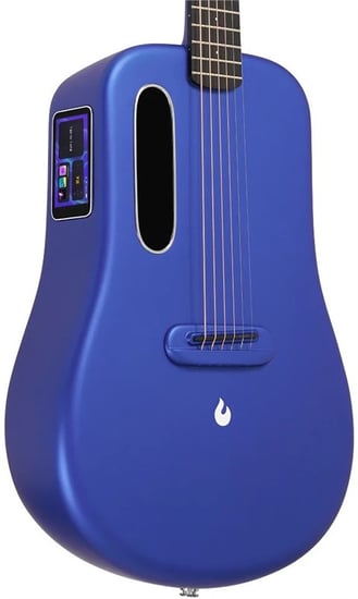 Lava ME 3 Electro Acoustic Guitar, 38", With Space Bag, Blue