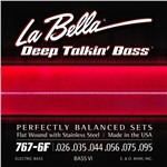 Le Bella 767-6F Deep Talkin' Bass Strings, 35.5in