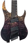 Legator Ghost 7 String Guitar, X Series, Multi-Scale, Amethyst