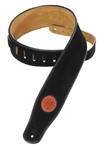 Levys MSS3-BLK Suede Leather Guitar Strap (Black)