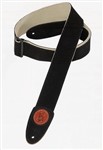Levys MSS7 Suede Guitar Strap With Signature Logo (Black)