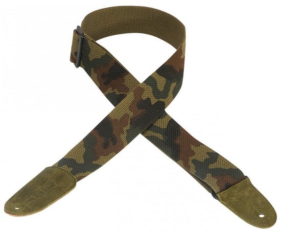 Levys MC8-CAM 2 inch Cotton Guitar Strap (Camo)