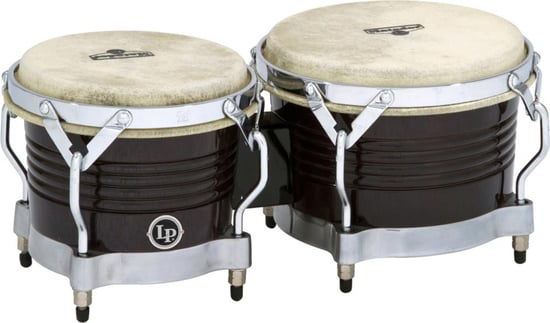 LP Generation II Bongos (Dark Wood/Chrome)