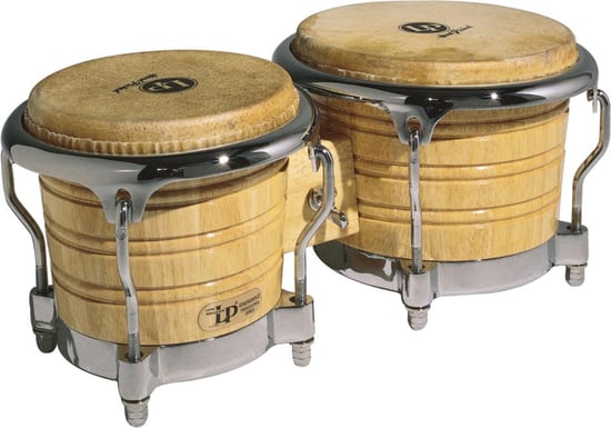 LP Generation II Bongos (Natural/Chrome)