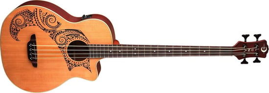Luna Tattoo Acoustic Bass (Long Scale)