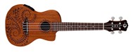 Luna Tattoo Concert Ukulele  (w/pre-amp)