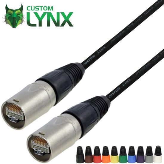 Lynx Custom Rean Flexible Neutrik Ethercon CAT5E Cable, 50m