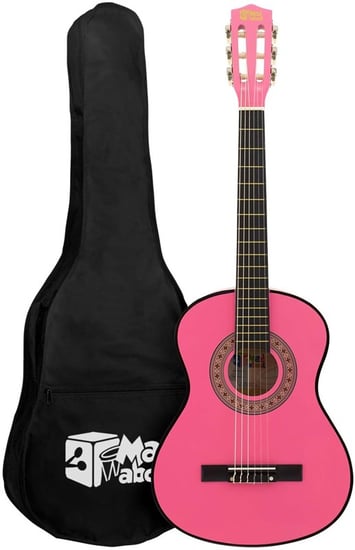 Mad About MA-CG03 Classical Guitar, 3/4 Size Pink