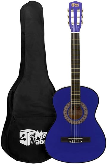 Mad About MA-CG07 Classical Guitar, 1/2 Size, Blue