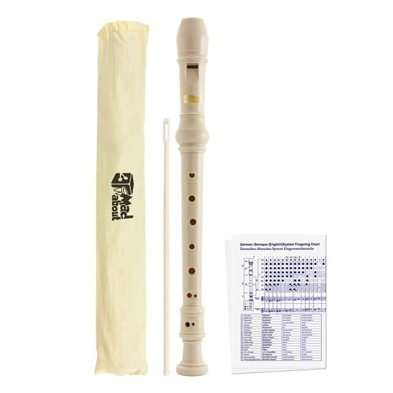 Mad About MA-REC Descant Recorder for Beginners, White