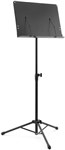 Mad About MUS24 Orchestral Sheet Music Stand with Page Retainers, Black