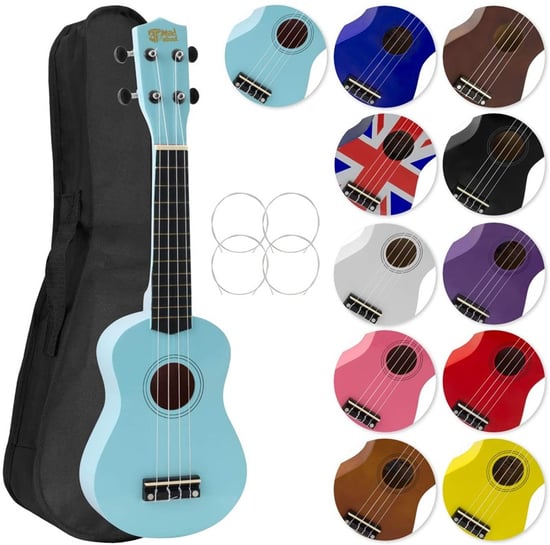 Mad About SU8-LBL Soprano Ukulele, Light Blue