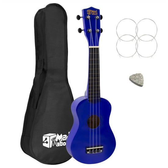 Mad About SU8-LH-BL Soprano Ukulele, Left Handed, Blue