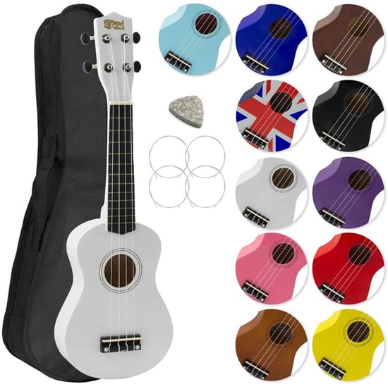 Mad About SU8 Soprano Ukulele in White