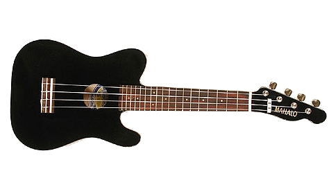 Mahalo T-Style Ukulele (Black)