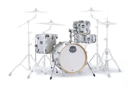 Mapex MA486S Mars Birch 4-Piece Bop Shell Pack, Diamond Sparkle