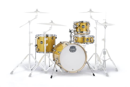 Mapex MA486S Mars Birch 4-Piece Bop Shell Pack, Sunflower Sparkle