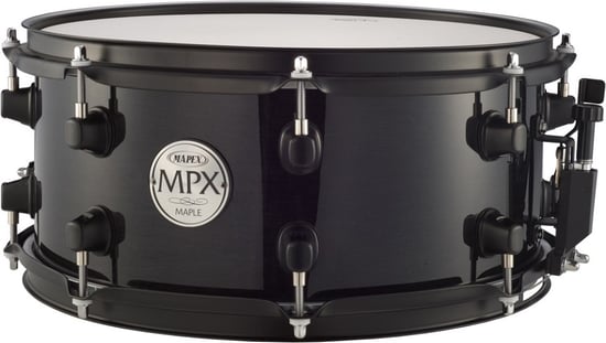 Mapex MPX Maple Snare (13x6in, Black)  - MPML3600B-MB
