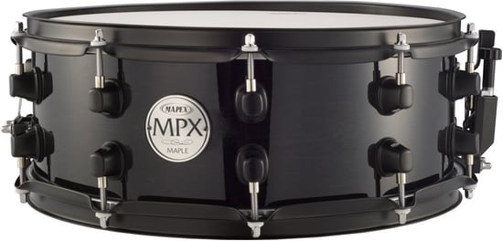 Mapex MPX Maple Snare (14x5.5in, Black)  - MPML4550B-MB