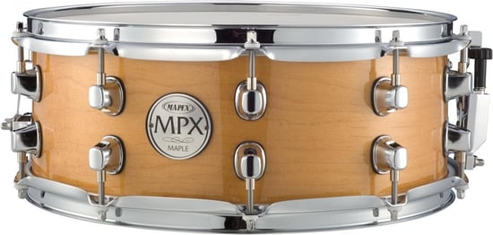 Mapex MPX Maple Snare (14x5.5in, Natural)  - MPML4550C-NL