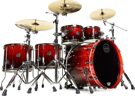 Mapex SV628XB Saturn V MH Exotic Fusion Twin Shell Pack (Cherry Mist Maple Burl) - Special Order